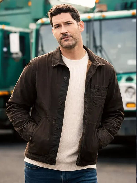 Colin Glass CIA Season 01 Brown Cotton Jacket