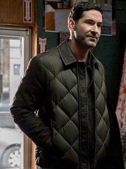 Colin Glass CIA Season 01 Brown Quilted Jacket