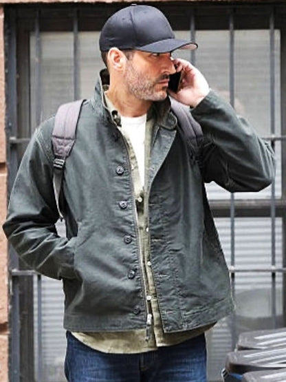 Colin Glass CIA Season 01 Green Cotton Jacket