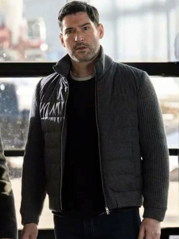 Colin Glass CIA Season 01 Grey Polyester Jacket