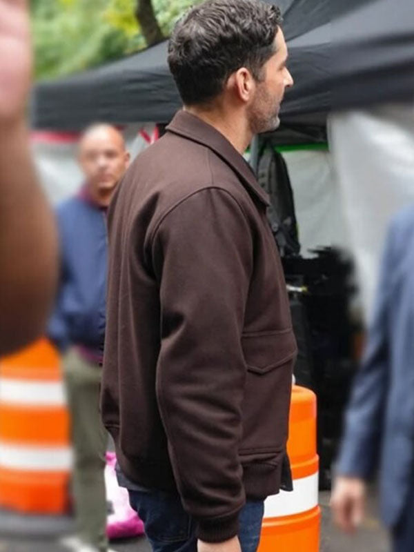 Colin Glass CIA Season 01 Maroon Wool Jacket