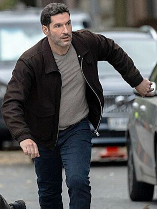 Colin Glass CIA Season 01 Maroon Wool Jacket