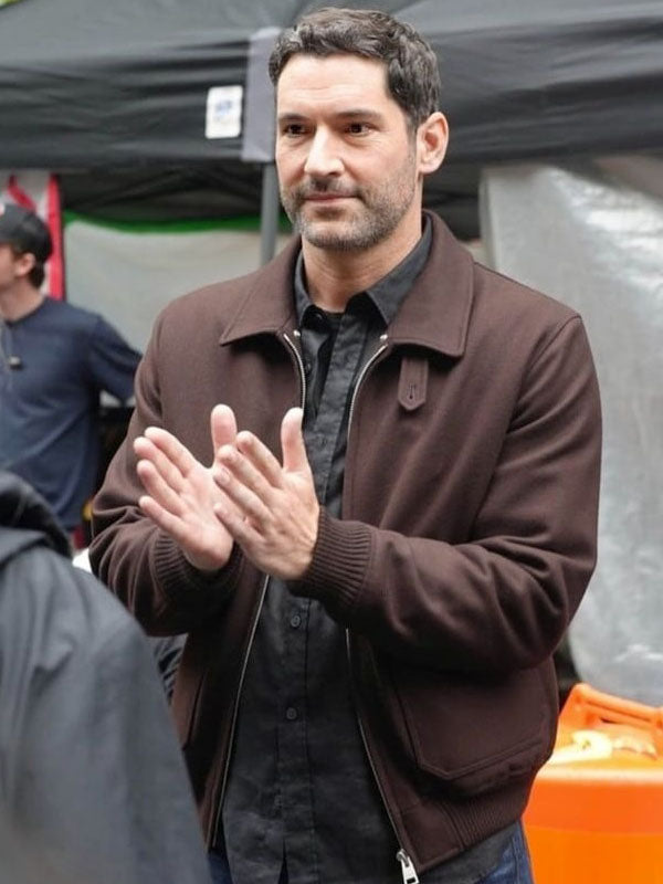 Colin Glass CIA Season 01 Maroon Wool Jacket