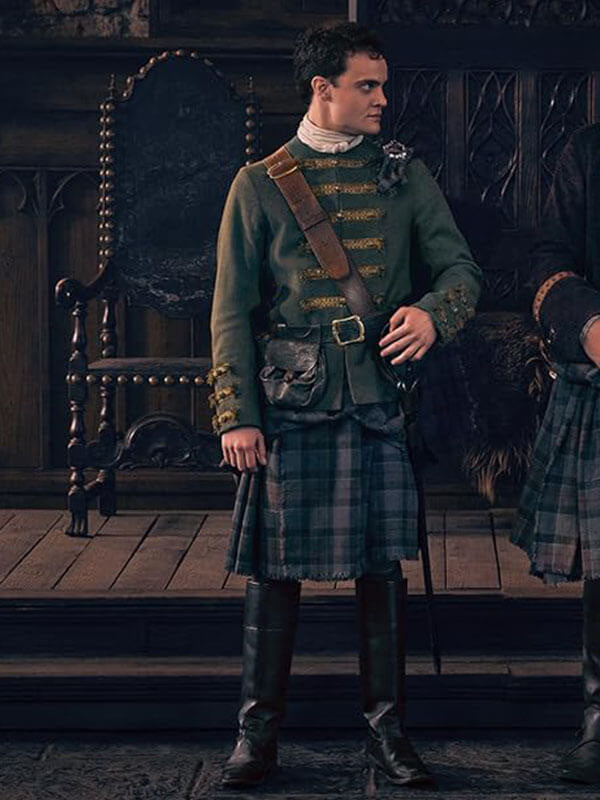 Colum Mackenzie Outlander Blood of my Blood Green Jacket.