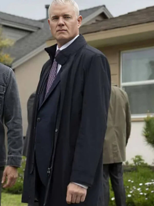 Countdown 2025 Eric Dane Black Cotton Coat