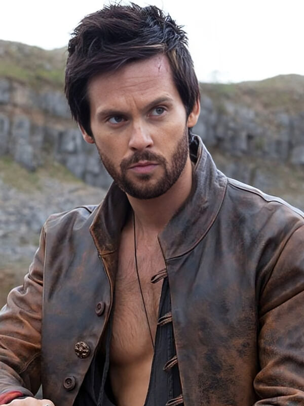 Da Vinci's Demons Season 2 Tom Riley Brown Leather jacket
