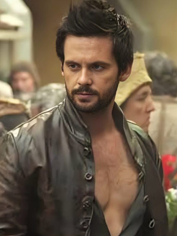 Da Vinci's Demons Season 2 Tom Riley Brown Leather jacket