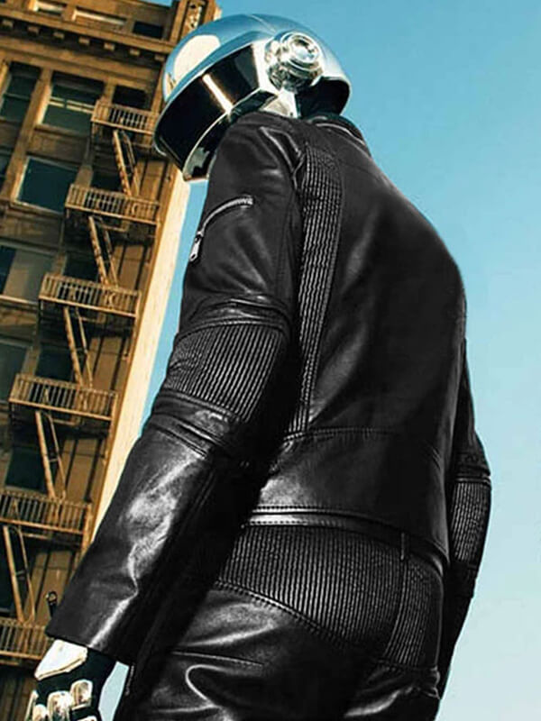 Daft Punk's Electroma Black Leather Jacket