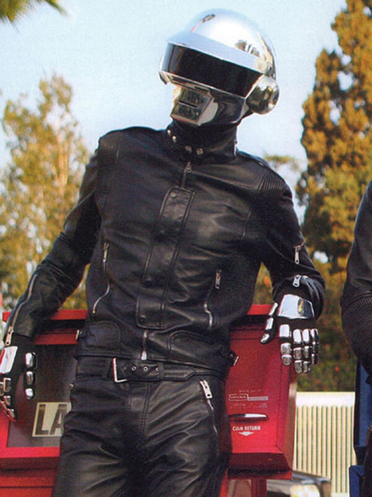 Daft Punk's Electroma Black Leather Jacket