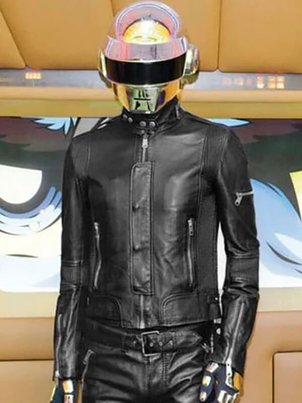 Daft Punk's Electroma Black Leather Jacket