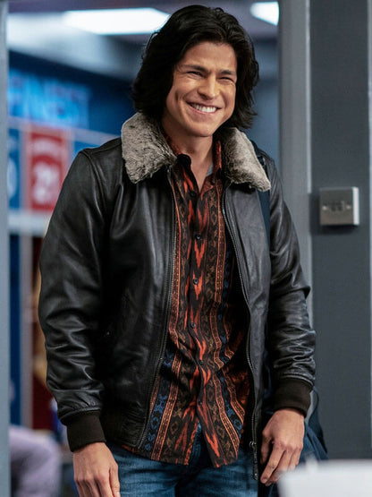 Dani Rojas Ted Lasso Season 02 Brown Leather Jacket