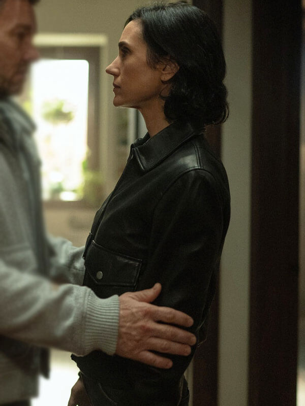 Daniela Dessen Dark Matter Season 01 Black Leather Jacket