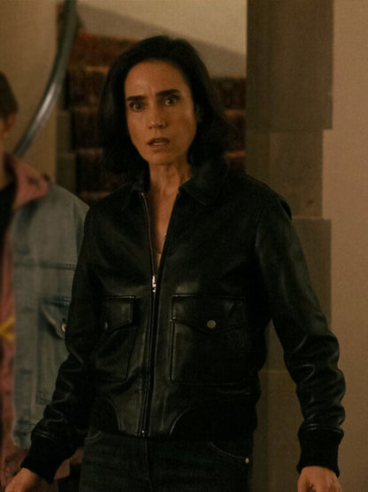 Daniela Dessen Dark Matter Season 01 Black Leather Jacket
