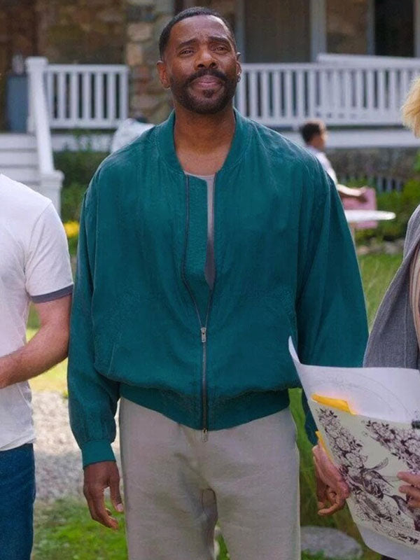 Danny The Four Seasons S01 Green Cotton Bomber Jacket