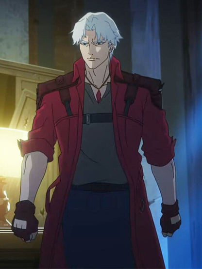 Dante Devil May Cry Season 01 Red Trench Jacket