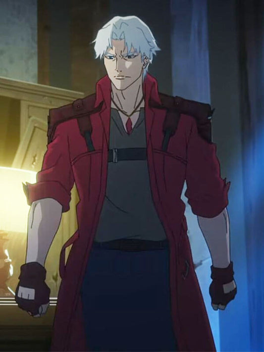 Dante Devil May Cry Season 01 Red Trench Jacket
