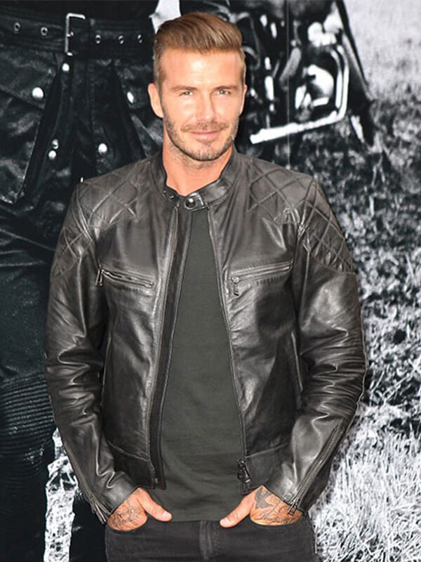 David Black Quilted Leather Jacket