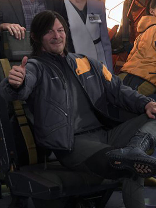 Death Stranding 2 2025 Norman reedus Black PUffer Jacket
