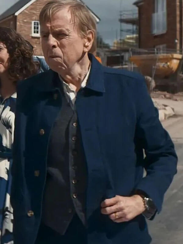 Death Valley S01 Timothy Spall Wool Jacket