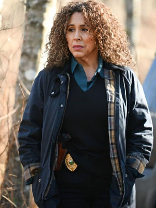 Detective Helen Brock Tracker 2024 Cotton Black Jacket