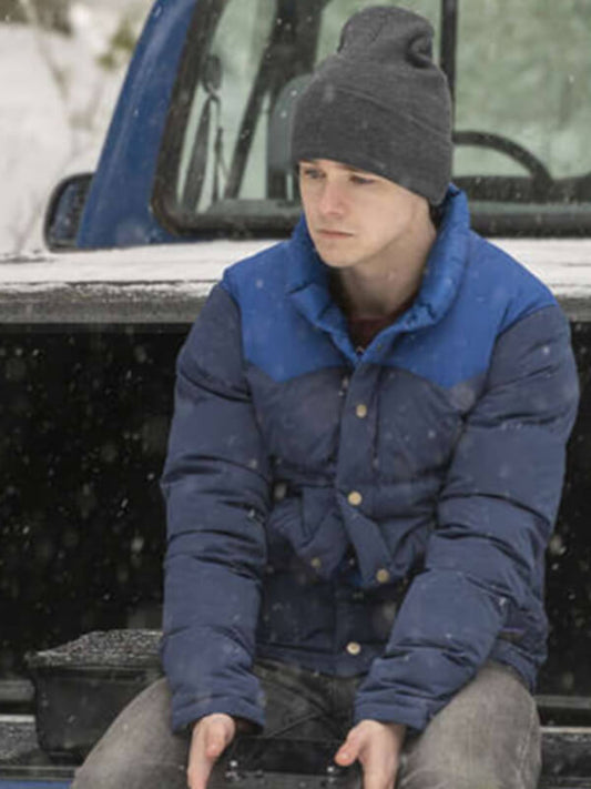 Dexter New Blood S1 2021 Harrison Morgan Blue Puffer Jacket
