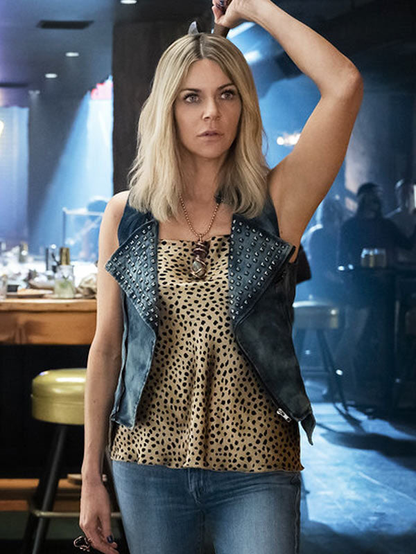 DJ Deborah Hacks Season 02 Blue Denim Studded Vest