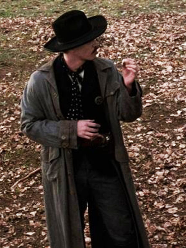Doc Holiday Tombstone Grey Cotton Coat