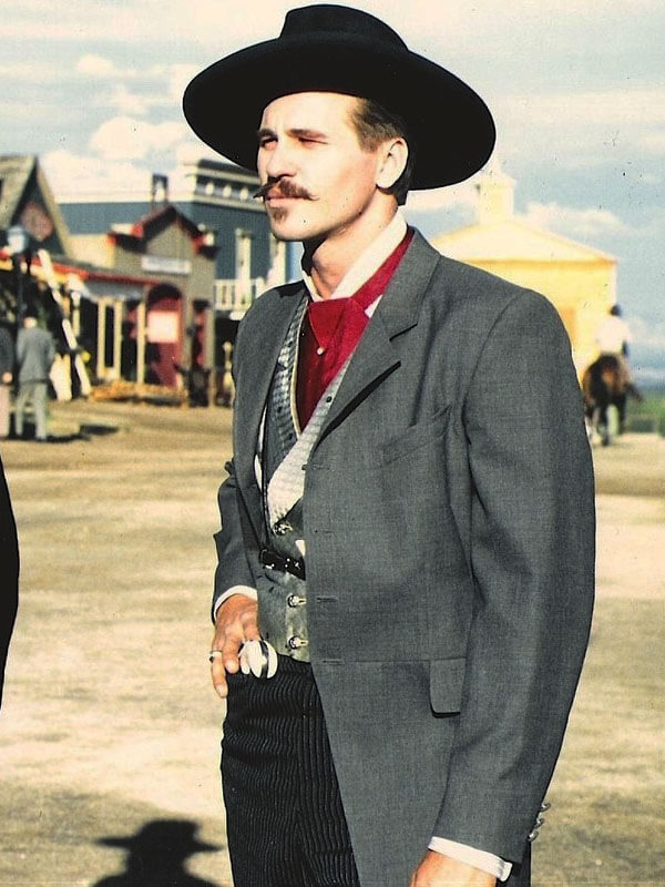 Doc Holiday Tombstone Grey Suiting Coat