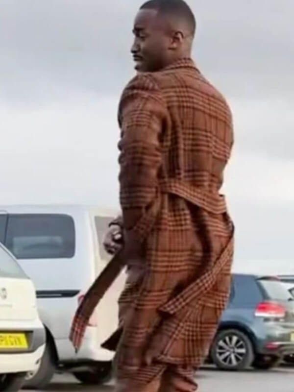  Doctor Who Ncuti Gatwa Brown Checkered Coat