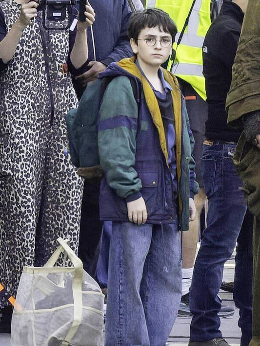 Dominic Mclaughlin Harry Potter Season 01 Multicolored Parachute Jacket
