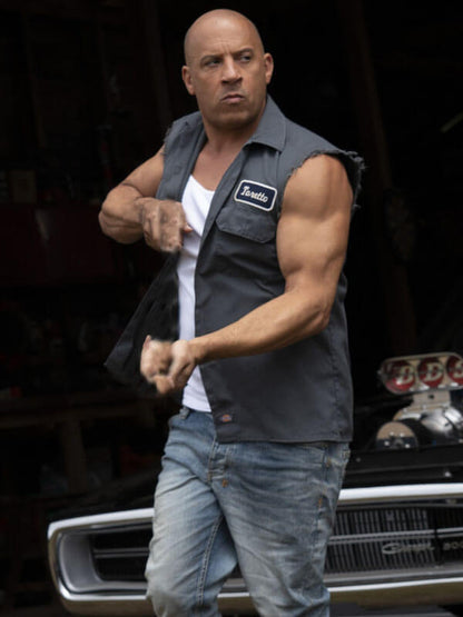Dominic Torretto Fast & Furious 9 Grey Cotton Vest