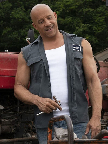 Dominic Torretto Fast & Furious 9 Grey Cotton Vest