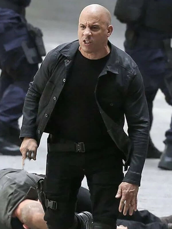 Dominic Torretto The Fate Of The Furious 2017 Black Cotton Jacket