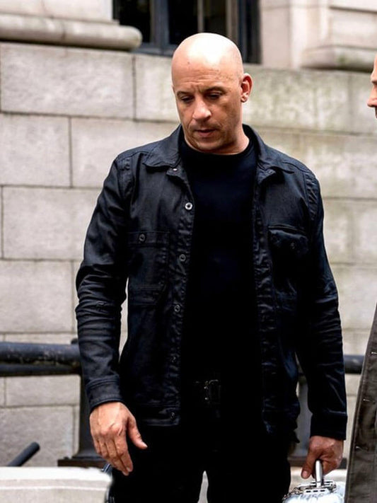 Dominic Torretto The Fate Of The Furious 2017 Black Cotton Jacket