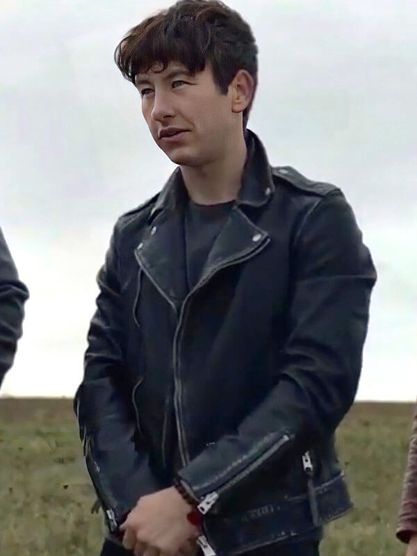 Druig Eternals 2021 Black Leather Biker Jacket