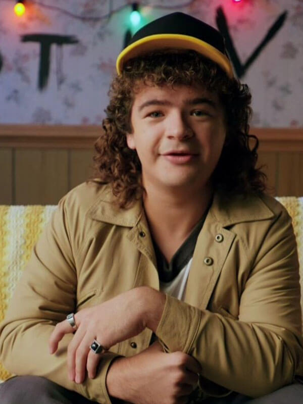 Dustin Henderson Stanger Things Season 5 Brown Cotton Coat