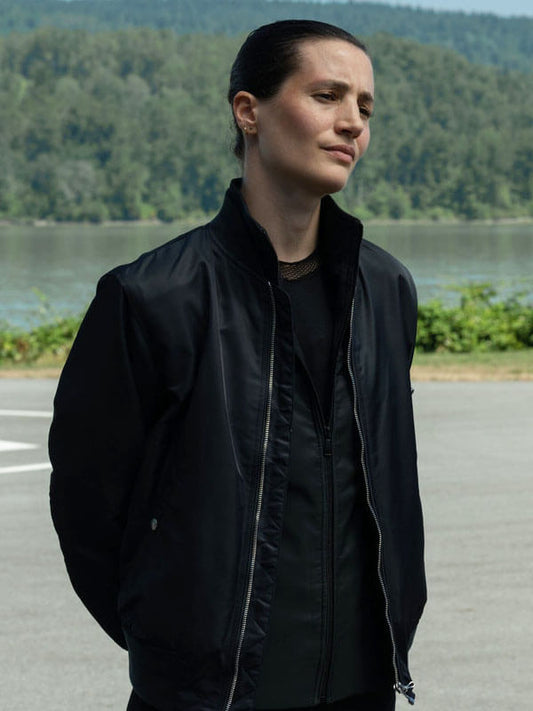 Duvall Monarch Legacy Of Monsters Season 01 Black Bomber Jacket