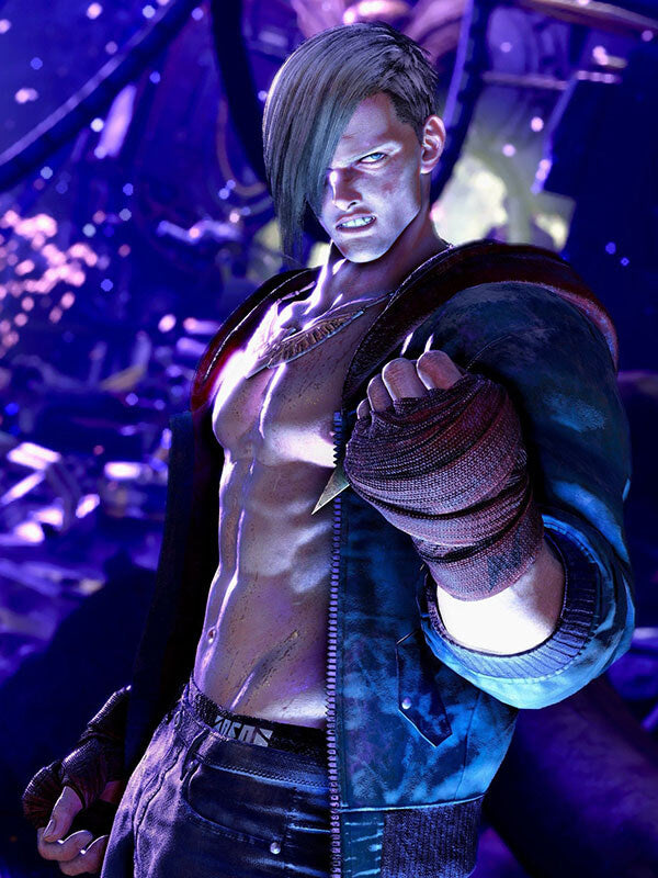 ED Street Fighter 6 Blue Jacket.