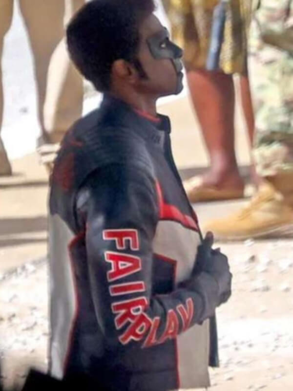 Edi Gathegi Superman 2025 Multi Leather Jacket