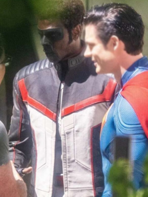 Edi Gathegi Superman 2025 Multi Leather Jacket