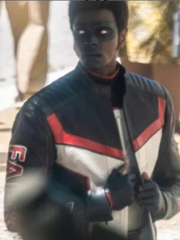 Edi Gathegi Superman 2025 Multi Leather Jacket