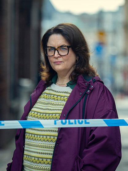 Elena Run Away Season 01 Purple Polyster Jacket