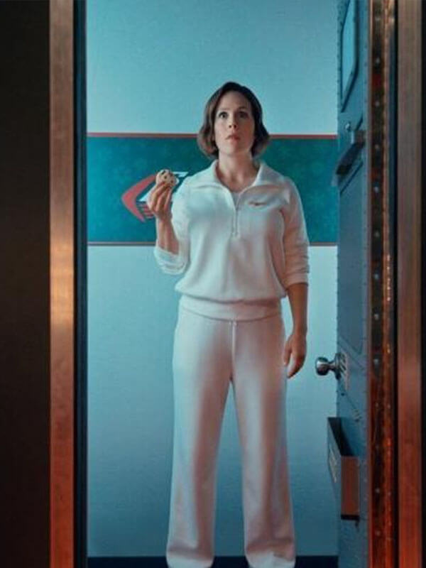 Ella Nazeer Christmas Above The Clouds White Fleece Sweat Shirt