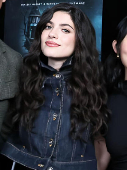 Ella Rubin Until Dawn 2025 Denim Black Jacket