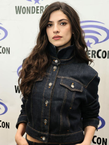 Ella Rubin Until Dawn 2025 Denim Black Jacket