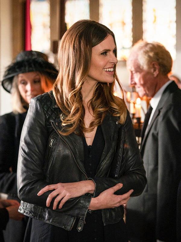 Ellie Taylor Ted Lasso Season 02 Black Leather Jacket