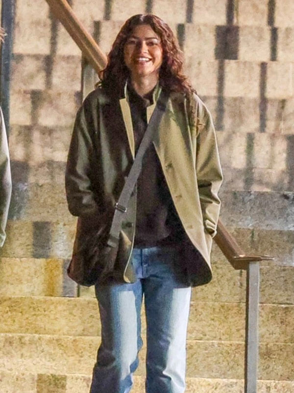 Emma Harwood The Drama 2026 Green Cotton Utility Jacket