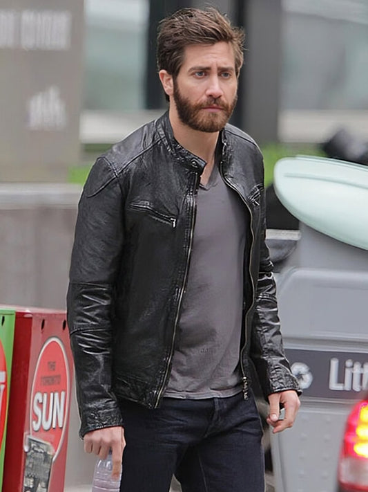 Enemy 2013 Jake Gyllenhaal  Black Leather Jacket