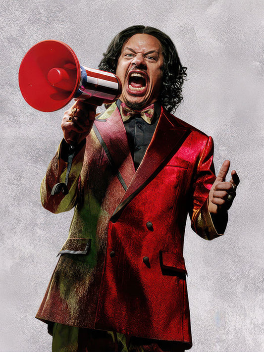Eric Andre Street Fighter 2026 Red Velvet Blazer