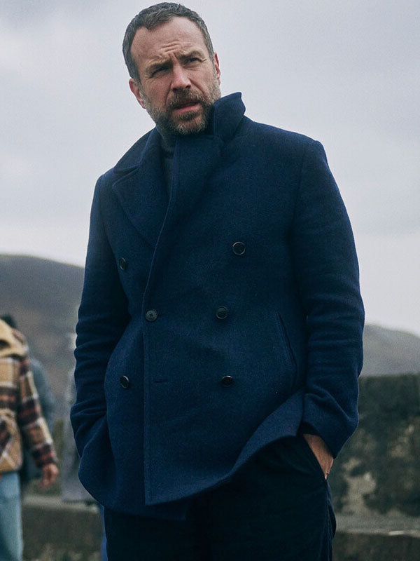 Eric Under Salt Marsh Blue Wool Coat